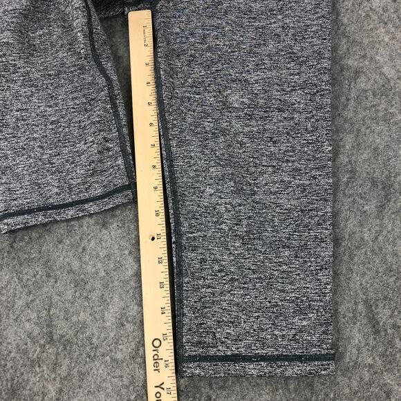 Victorias Secret Sport Leggings Medium Gray Heather Mid Rise Capri Cropped Women - Picture 10 of 11